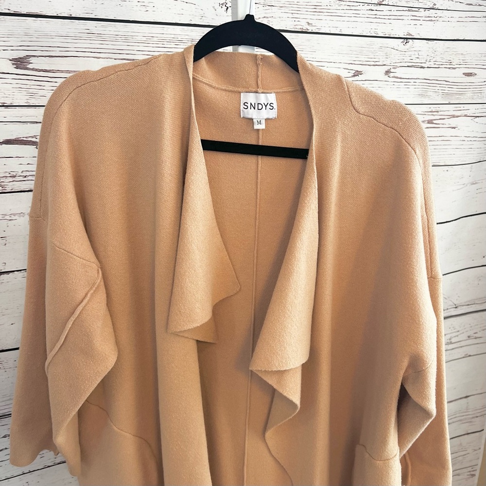 SNDYS Tia Knit Cardi in Camel Medium - Picture 7 of 7